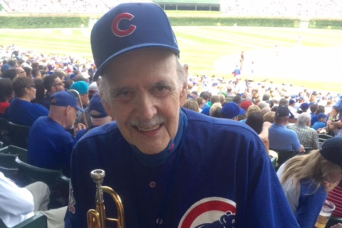 Wrigley   chicago cubs gray jersey    Field bandleader Ted Butterman has died