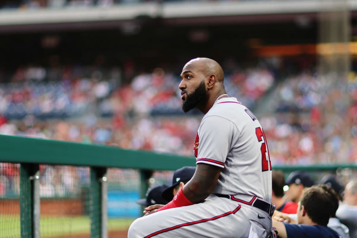 Marcell Ozuna Atlanta Braves City Connect Jersey by NIKE