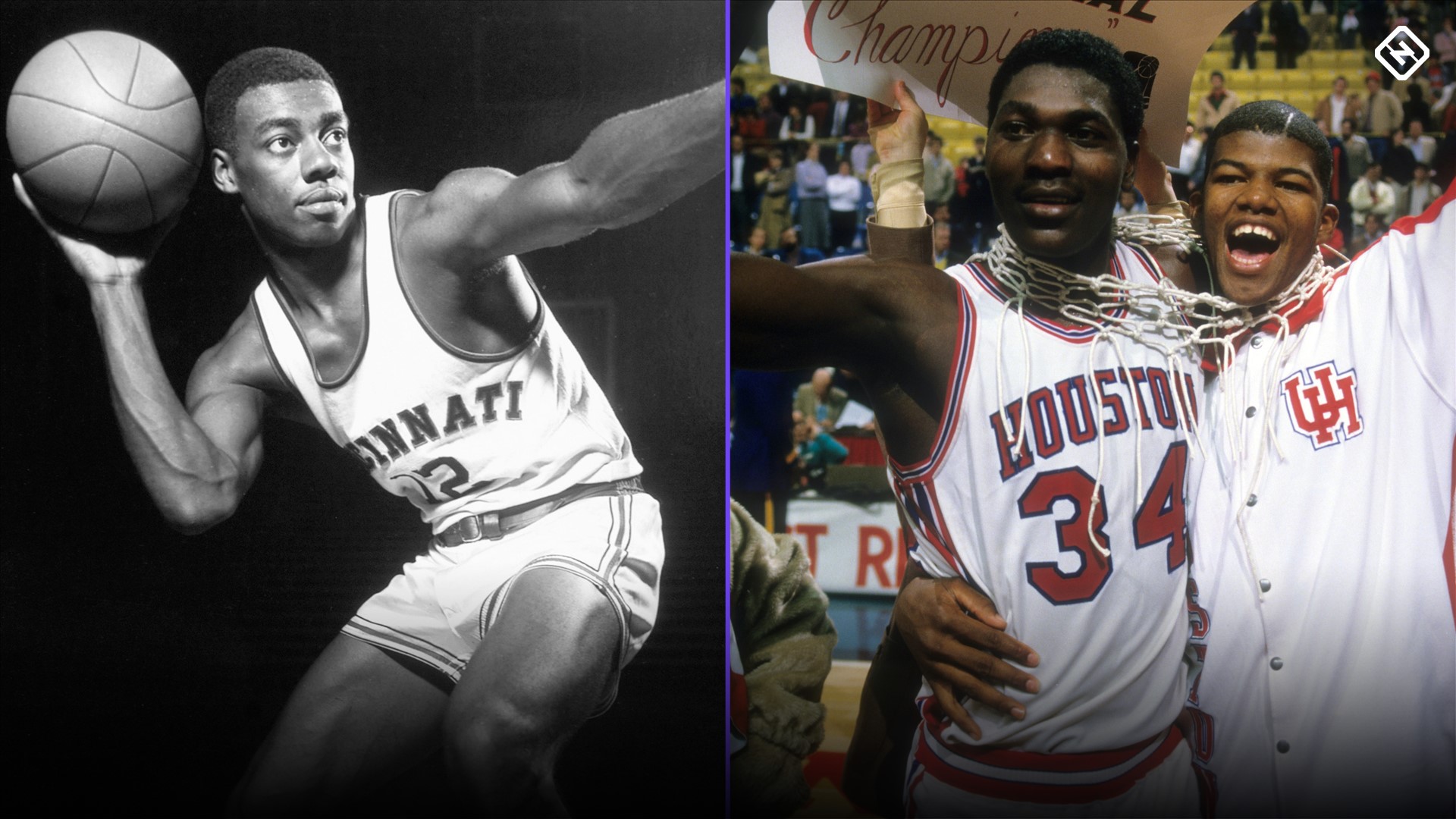 Oscar Robertson and Hakeem Olajuwon fuel rich histories for Cincinnati and Houston, respectively.