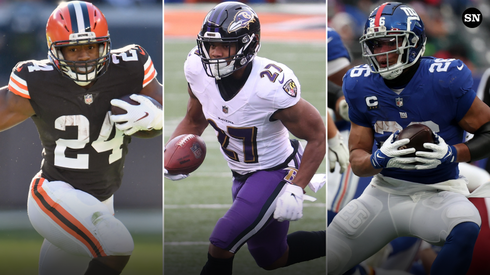 Up to date Delusion RB Public sale Values 2022: Buck projections, ratings for  Baltimore Ravens garments operating backs