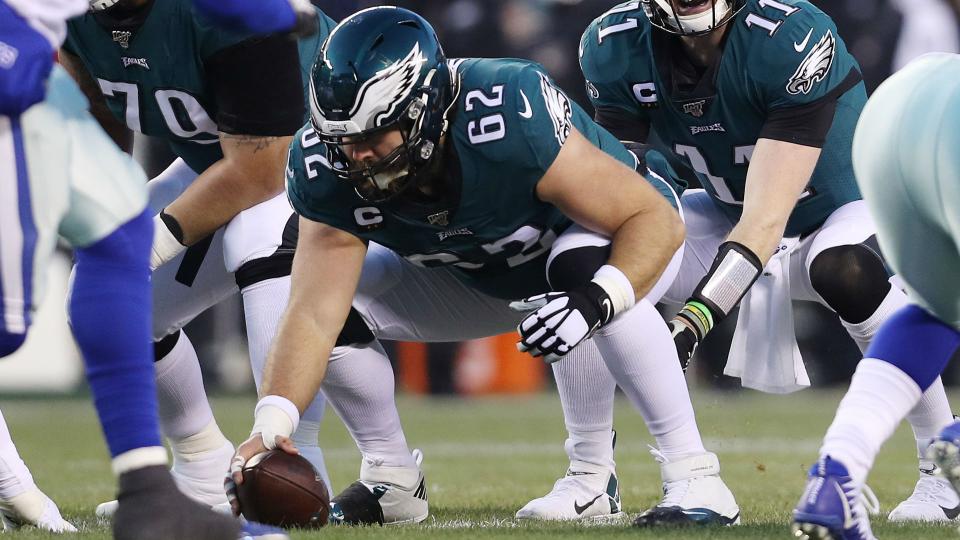 Jason Kelce damage replace: Eagles’ All-Professional heart has ‘regimen cleano Philadelphia Eagles blouse ut’ on elbow, out indefinitely