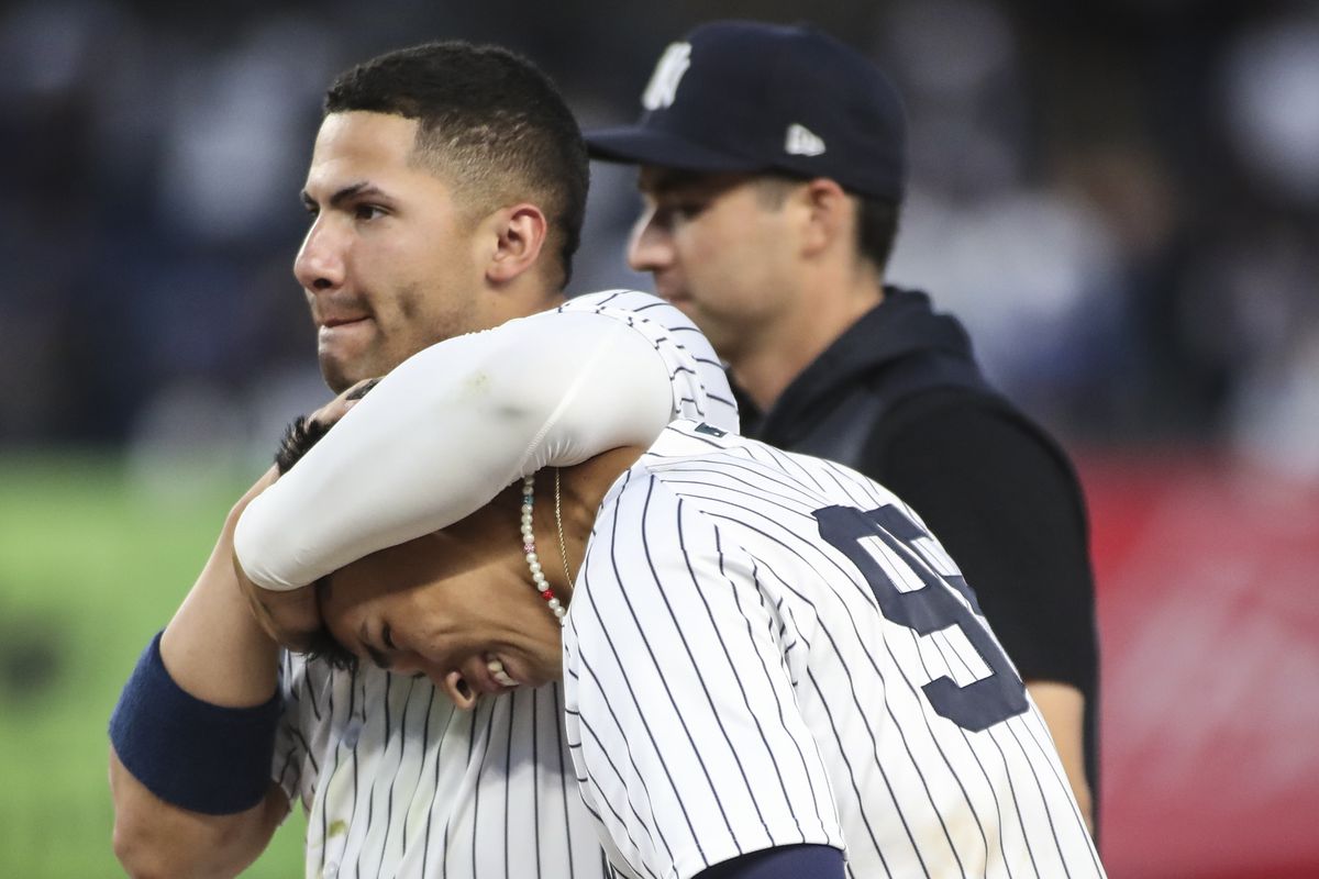 Oswaldo Cabrera gives Yankees a crazy 5-4 new york yankees uniform walk-off  win over Twins