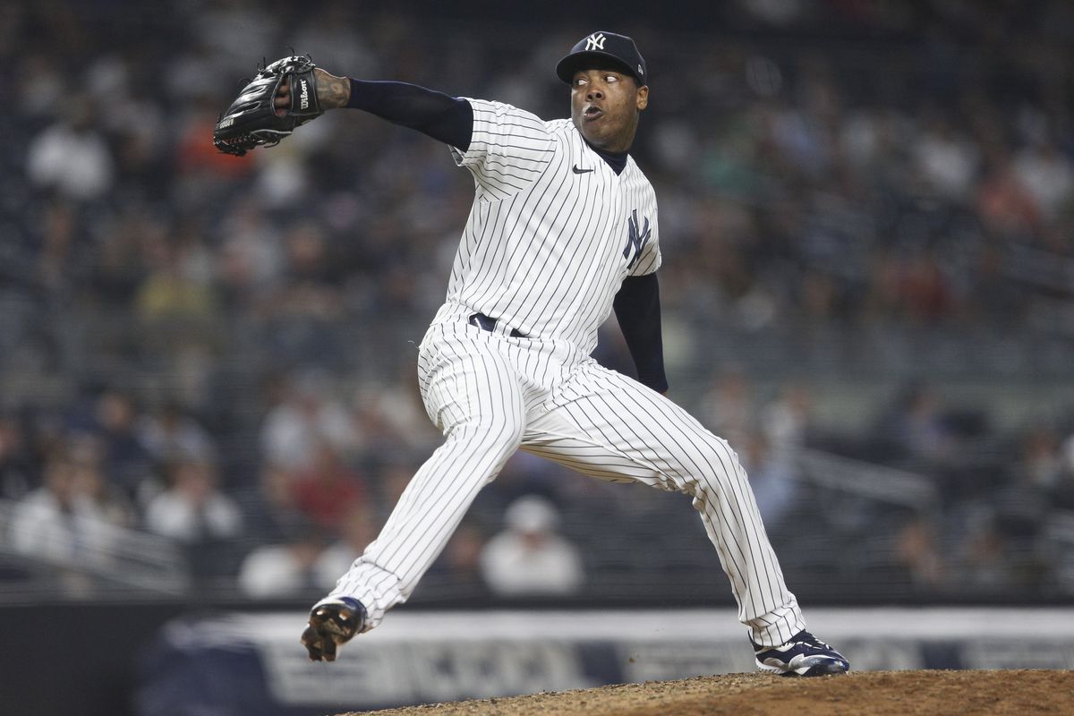 Yankees place Aroldis Chapman on IL with elbo yankees mlb jersey under  armour w inflammation