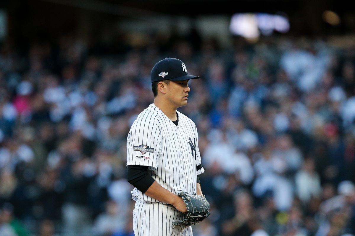 Yankees tap Masahir mlb new york yankees official replica home jersey o  Tanaka to start Game One of the ALCS