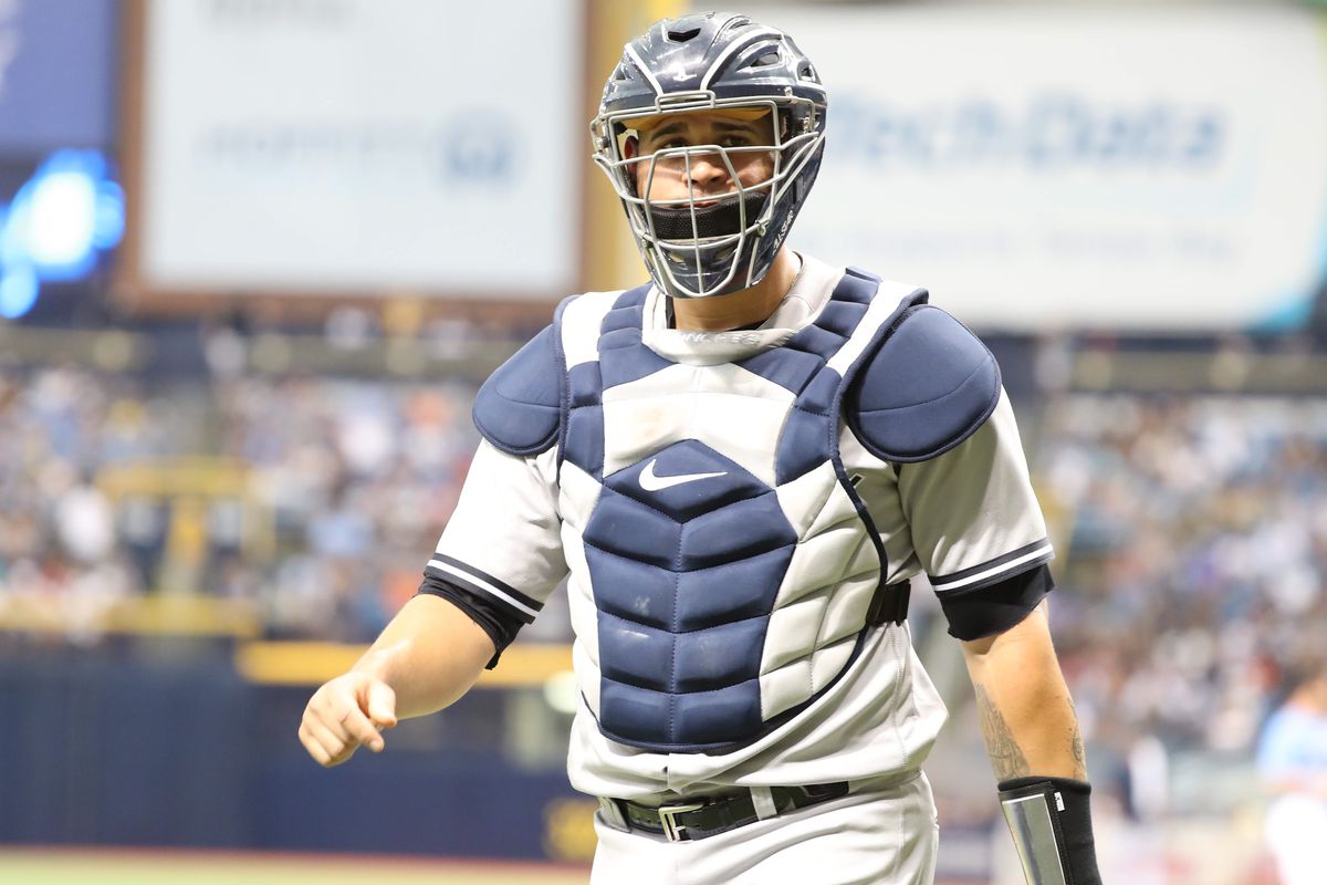 Yankees to place catcher Gary Sanchez on disabled yankee jersey