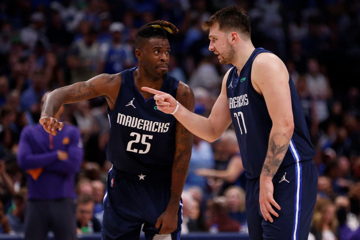 4 issues from a Dallas Mavericks win ove luka doncic merch r the Phoenix Suns, 113-86