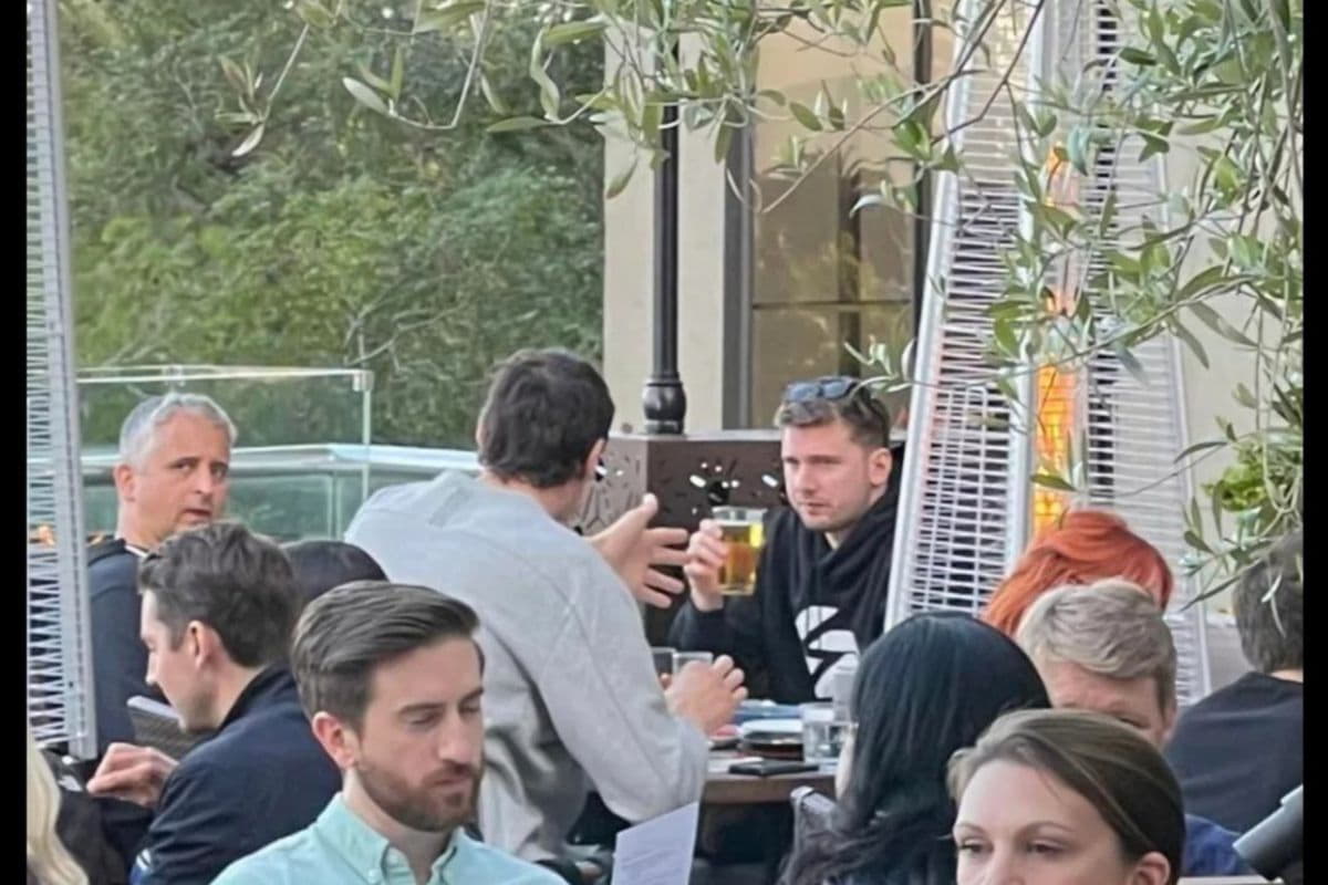 Dallas Mavericks inform TMZ photograph o luka doncic jersey airpod case f Luka consuming beer is outdated