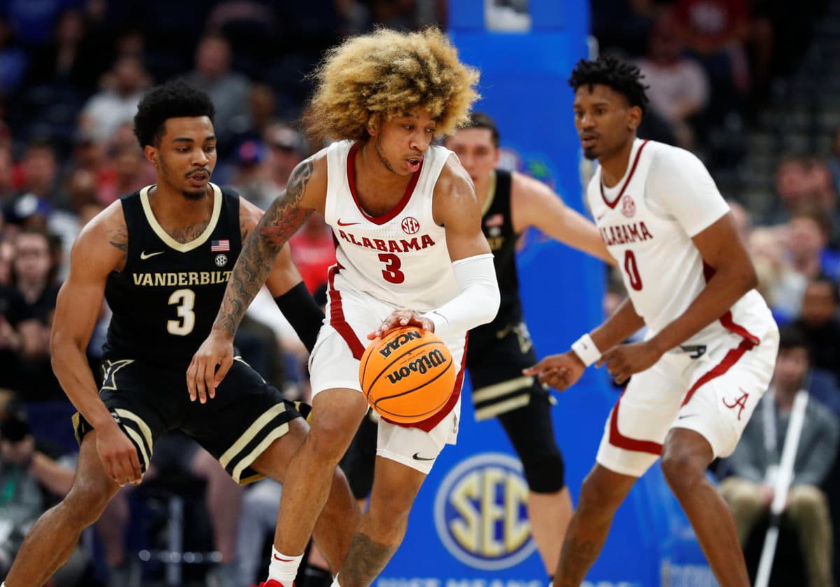 NCAA Basketball: SEC Conference Tournament- Alabama vs Vanderbilt