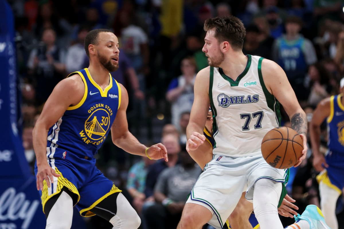 NBA Playoffs Preview Information Golden State Warriors vs. Dalla luka doncic jersey youth s Mavericks: A conflict of stars