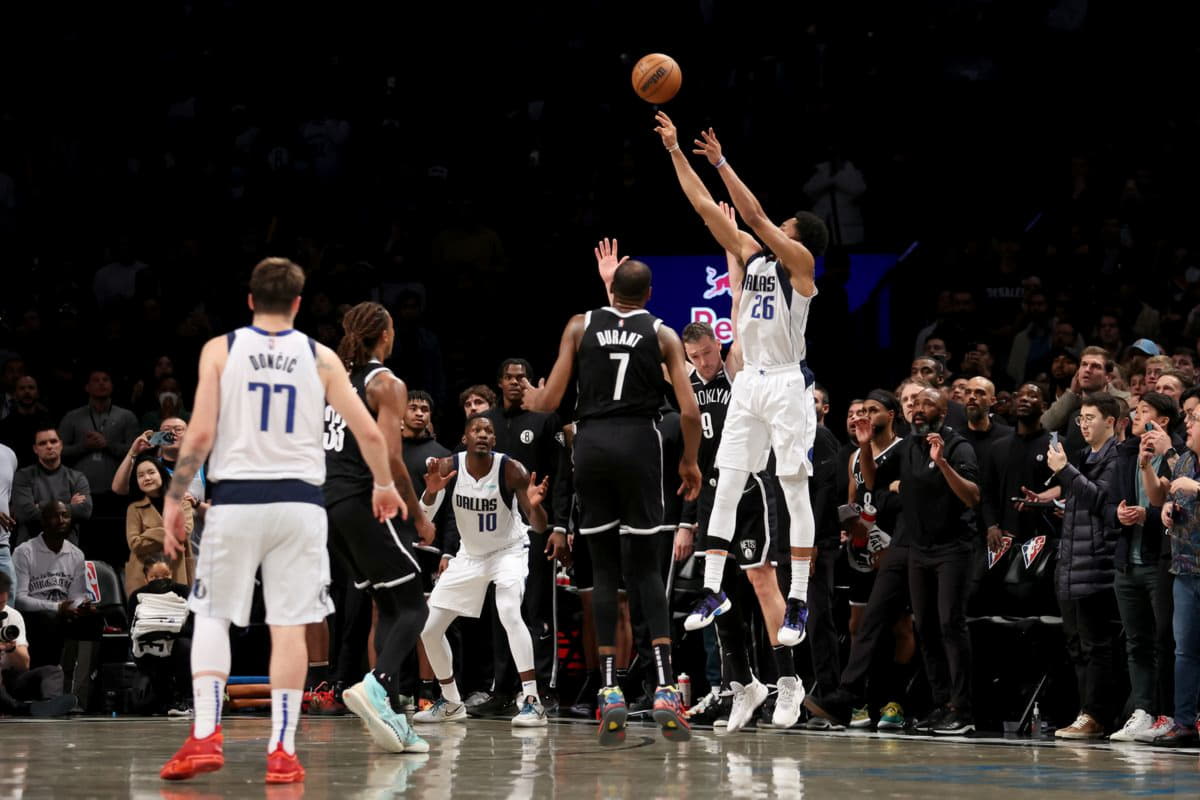 Spencer Dinwiddie comes up huge within the clutch, flattening one other game-w luka doncic hawks jersey inside