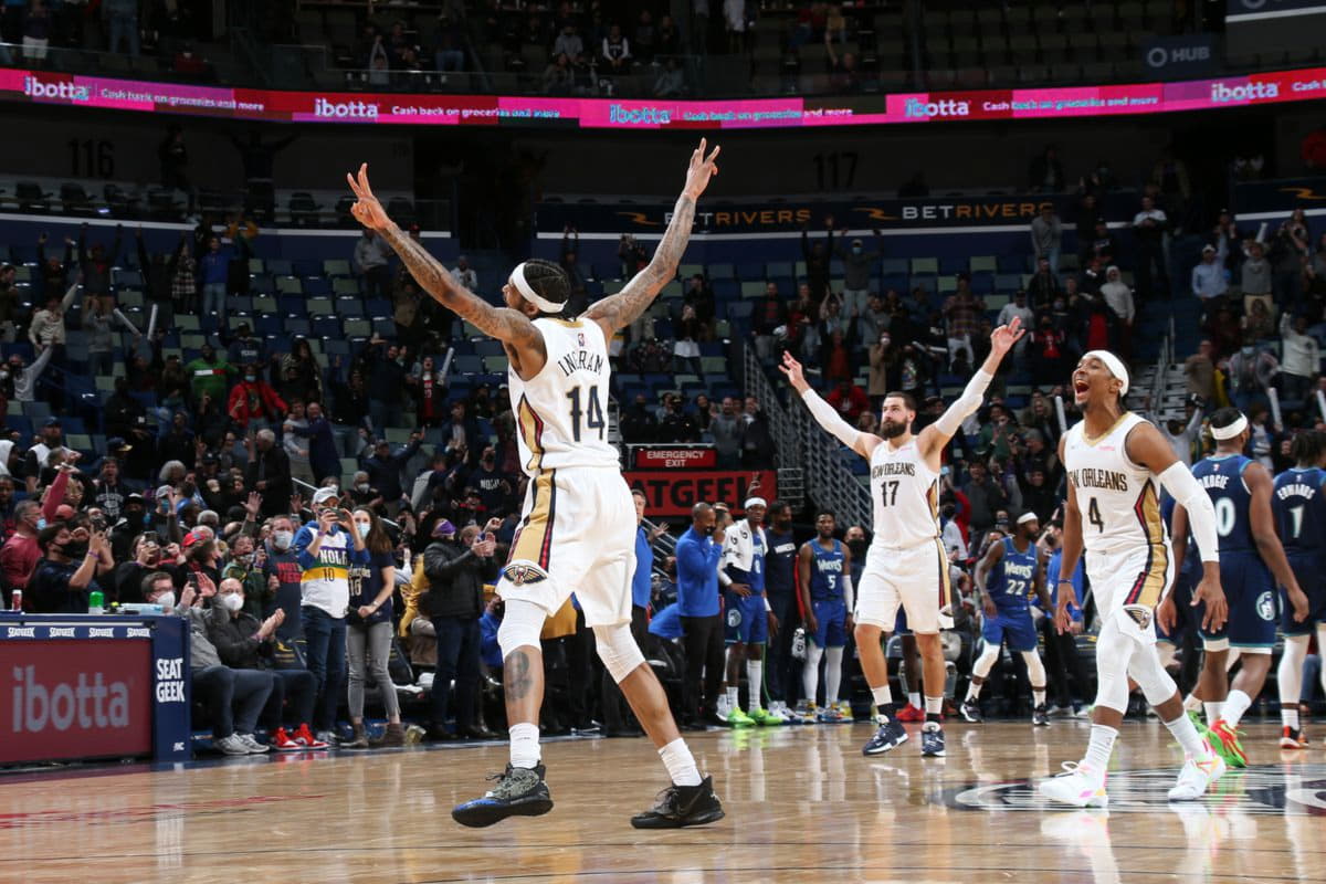 Ingram’s clutch 3-pointer propels  mavs throwback jersey Pelicans to 128-125 win over Timberwolves