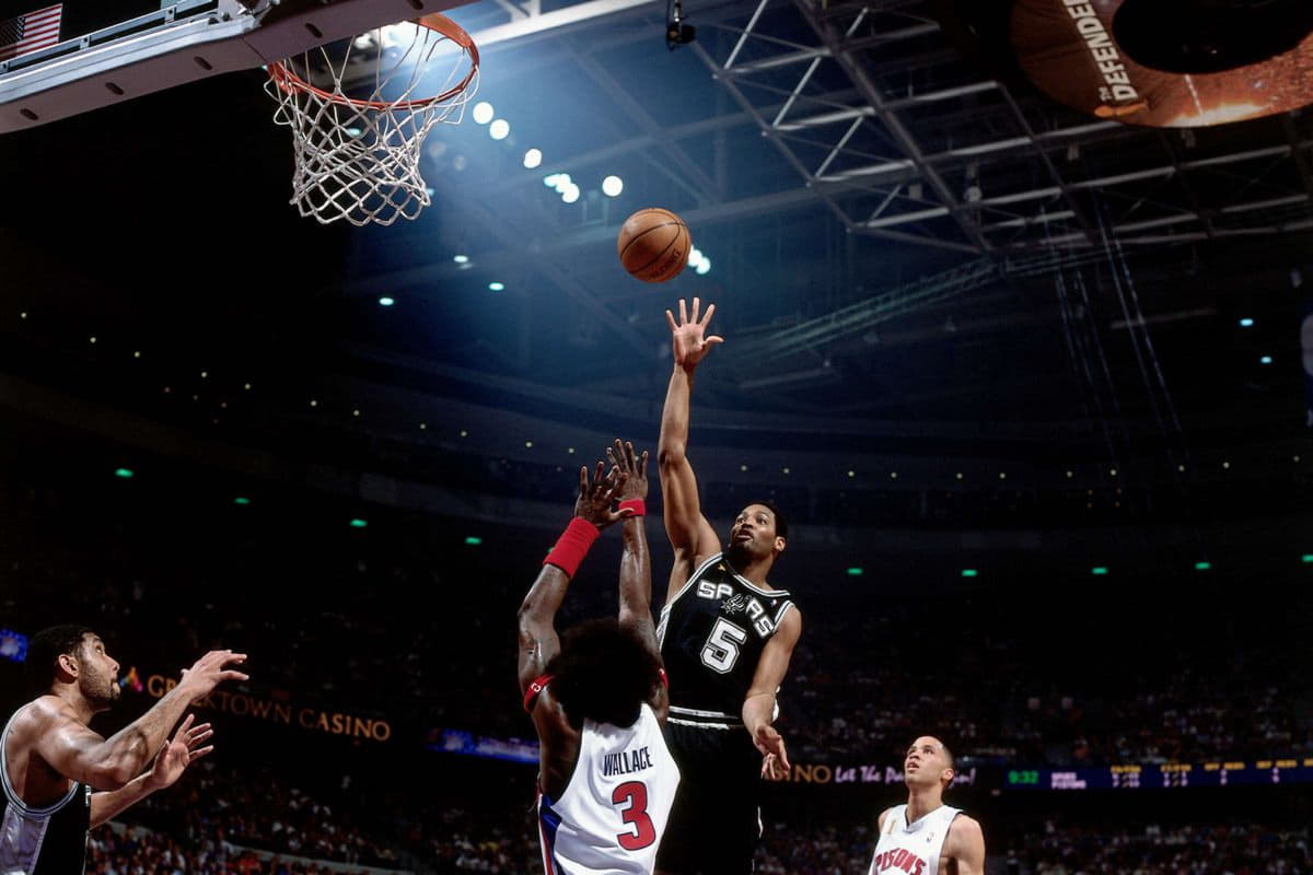 2005 NBA Finals- Spurs vs. P mavericks inexperienced jerseys istons