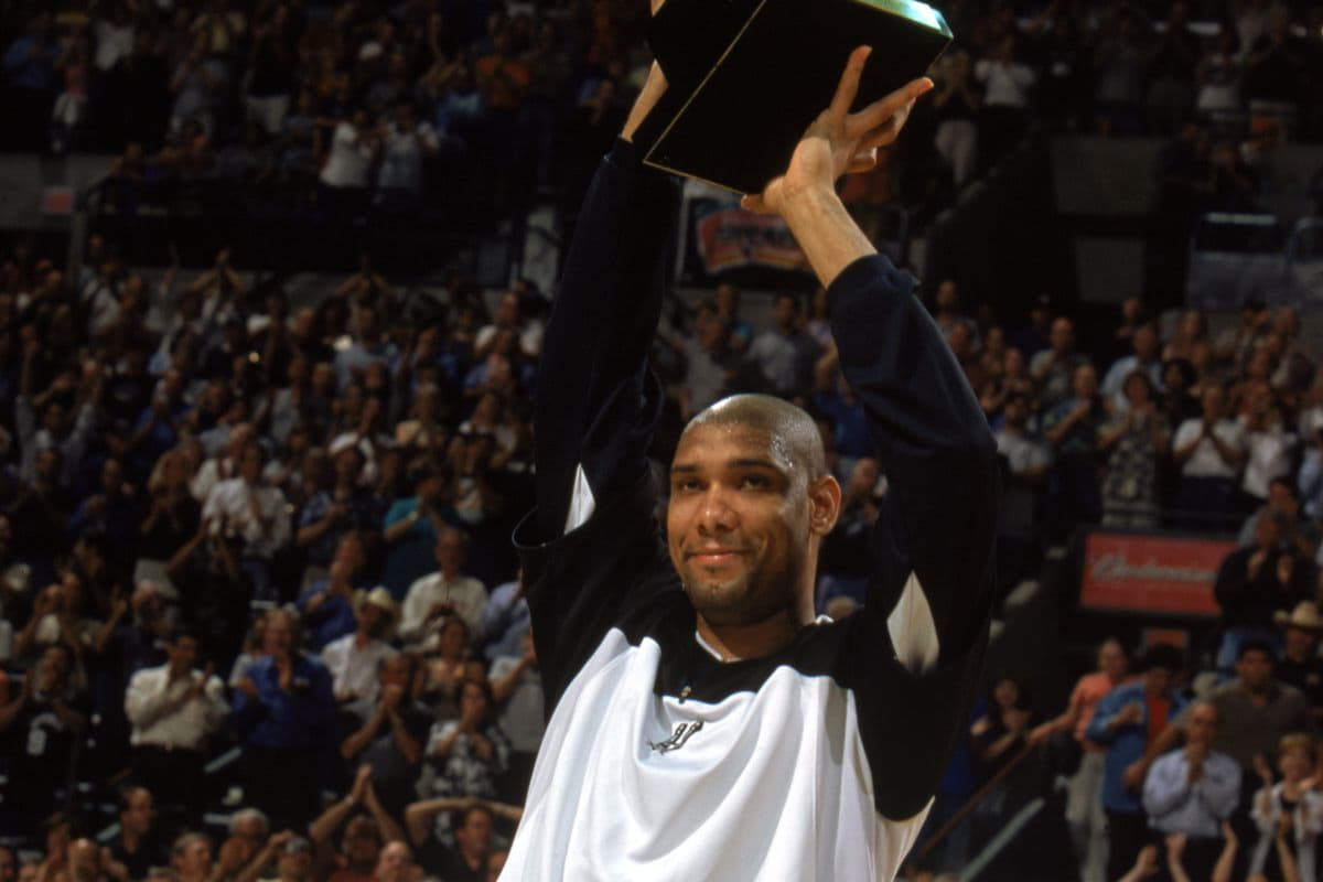 Remembering  mitchell and ness dallas mavericks Tim Duncan’s back-to-back MVP