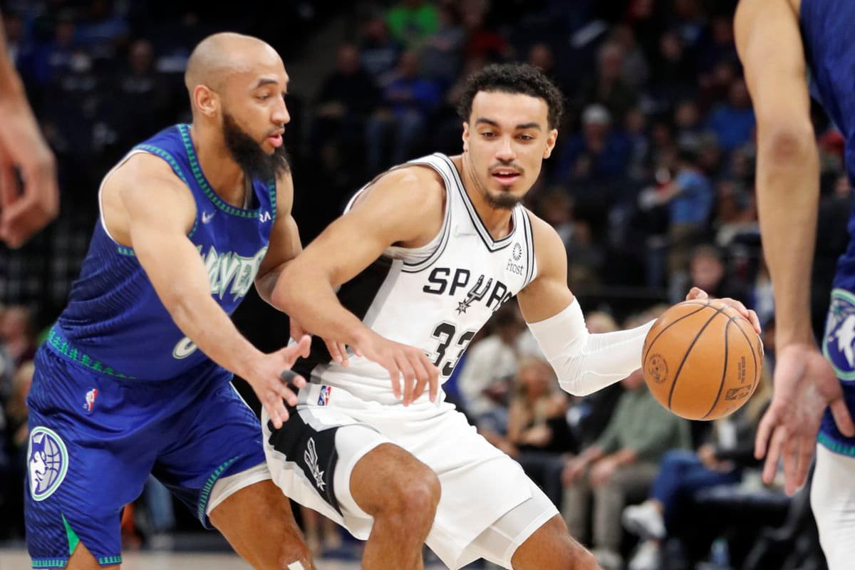 Spurs participant seaso luka doncic jersey card n assessment: Tre Jones was predictable, in a great way