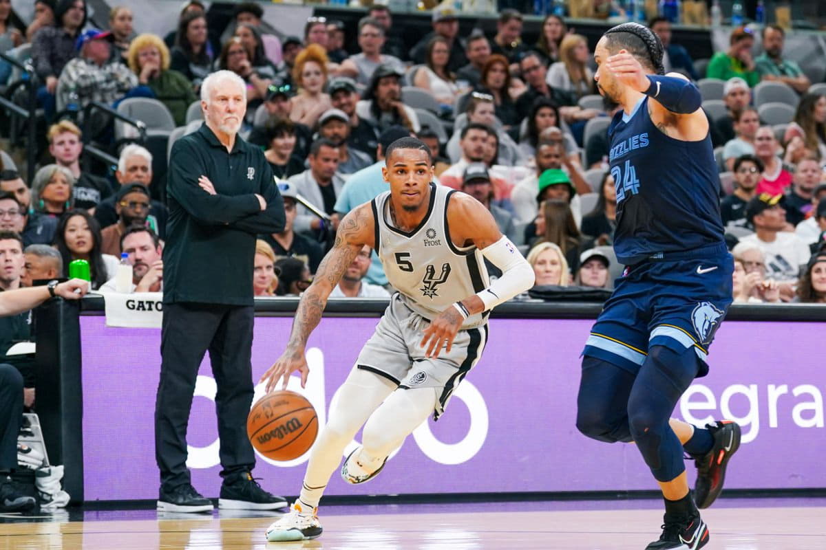 Dejounte Murray is a finalist for the Most Imp luka doncic jersey card roved Participant award
