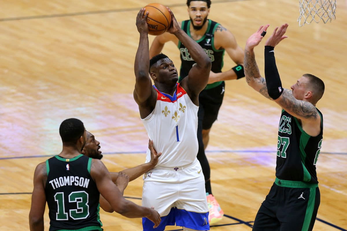 Zion Williamson primed to guide Pelicans in matchup in opposition to Celtics once more – The Fowl W luka doncic jersey for boys rites