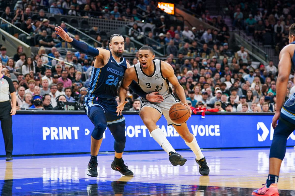 Spurs’ comeback falls painfully luka doncic jersey boys  brief in opposition to Morant-less Grizzlies