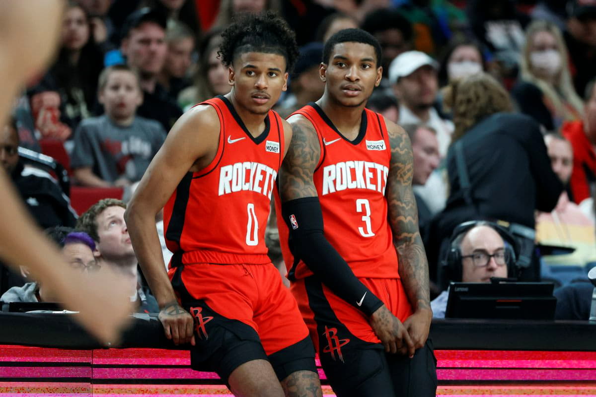 Houston Rockets LISTEN: Jalen Gre luka doncic all star jersey en, Kevin Porter Jr. are rising up earlier than our eyes