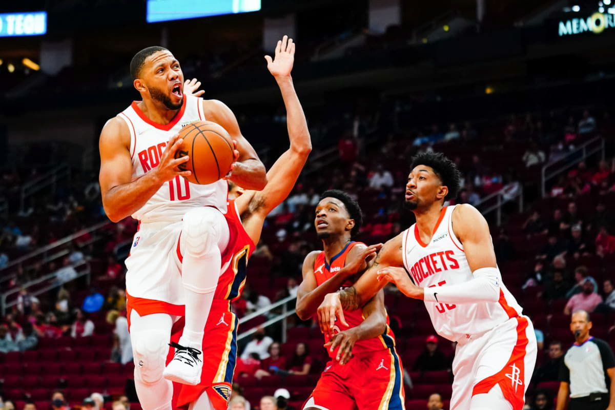 Rockets in search of to take 2-0 r luka doncic jerseys mens egular-season led over the Pelicans with out Eric Gordon