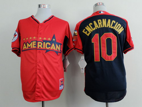 Toronto Blue Jays #10 Edwin Encarnacion 2014 All-Star Red Jersey