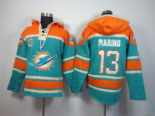 estante extremidades ruptura Miami Dolphins #13 Dan Marino 2014 Green Hoodie on sale,for Cheap,wholesale  from China