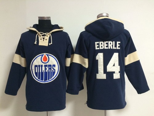 Edmonton Oilers Blue #14 JORDAN EBERLE Women's NHL Reebok Hockey Jersey NEW