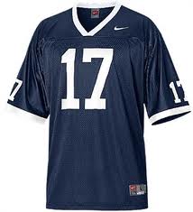 Penn State Nittany Lions #17 Navy Blue Jersey 
