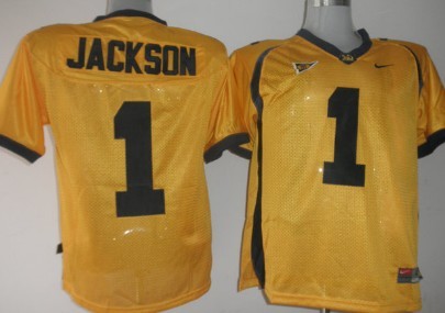 California Golden Bears #1 Jackson Yellow Jersey