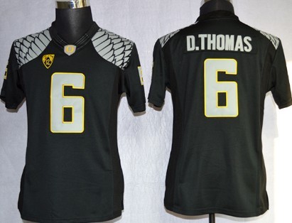 Oregon Ducks #6 DeAnthony Thomas 2013 Black Limited Womens Jersey 