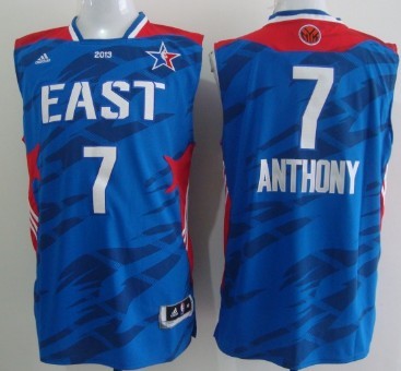 New York Knicks #7 Carmelo Anthony 2013 All-Star Revolution 30 Swingman Blue Jersey 
