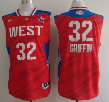 Los Angeles Clippers #32 Blake Griffin 2013 All-Star Revolution 30 Swingman Red Jersey 