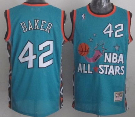NBA 1996 All-Star #42 Vin Baker Green Swingman Throwback Jersey 