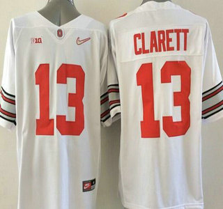 Ohio State Buckeyes #13 Maurice Clarett White Diamond Quest College Football Nike Limited Jersey