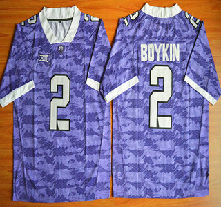 TCU Horned Frogs #2 Trevone Boykin Purple 2015 College Football Jersey