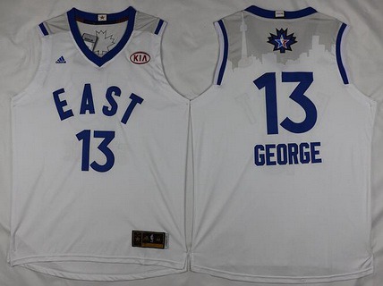 2015-16 NBA Eastern All-Stars Men's #13 Paul George Revolution 30 Swingman White Jersey