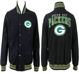 Green Bay Packers Black Jacket FG