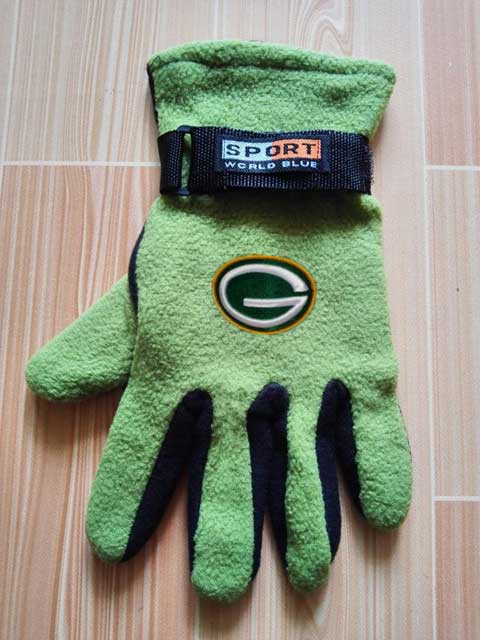Green Bay Packers NFL Adult Winter Warm Gloves Green