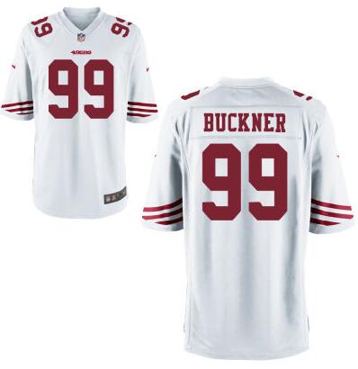 Youth San Francisco 49ers #99 DeForest Buckner Nike White 2016 Draft Pick Game Jersey