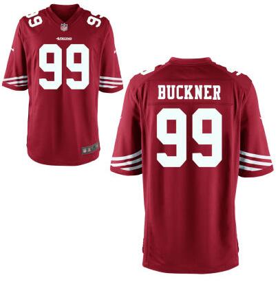 Youth San Francisco 49ers #99 DeForest Buckner Nike Red 2016 Draft Pick Game Jersey