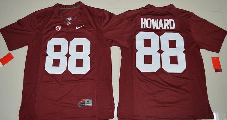 Men's Alabama Crimson Tide #88 O. J. Howard Red Stitched NCAA Nike Limited College Football Jersey