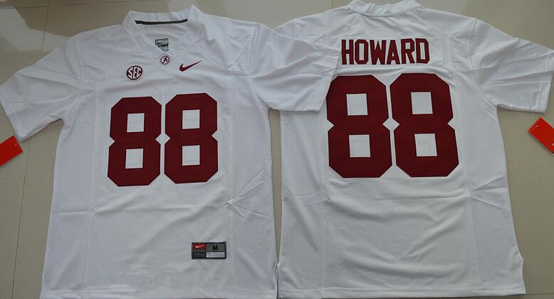 Men's Alabama Crimson Tide #88 O. J. Howard Red Limited Stitched College Football Nike NCAA Jersey