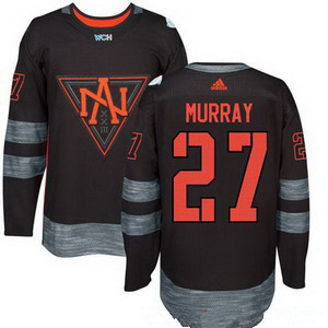Men's North America Hockey #27 Ryan Murray Black 2016 World Cup of Hockey Stitched adidas WCH Game Jersey