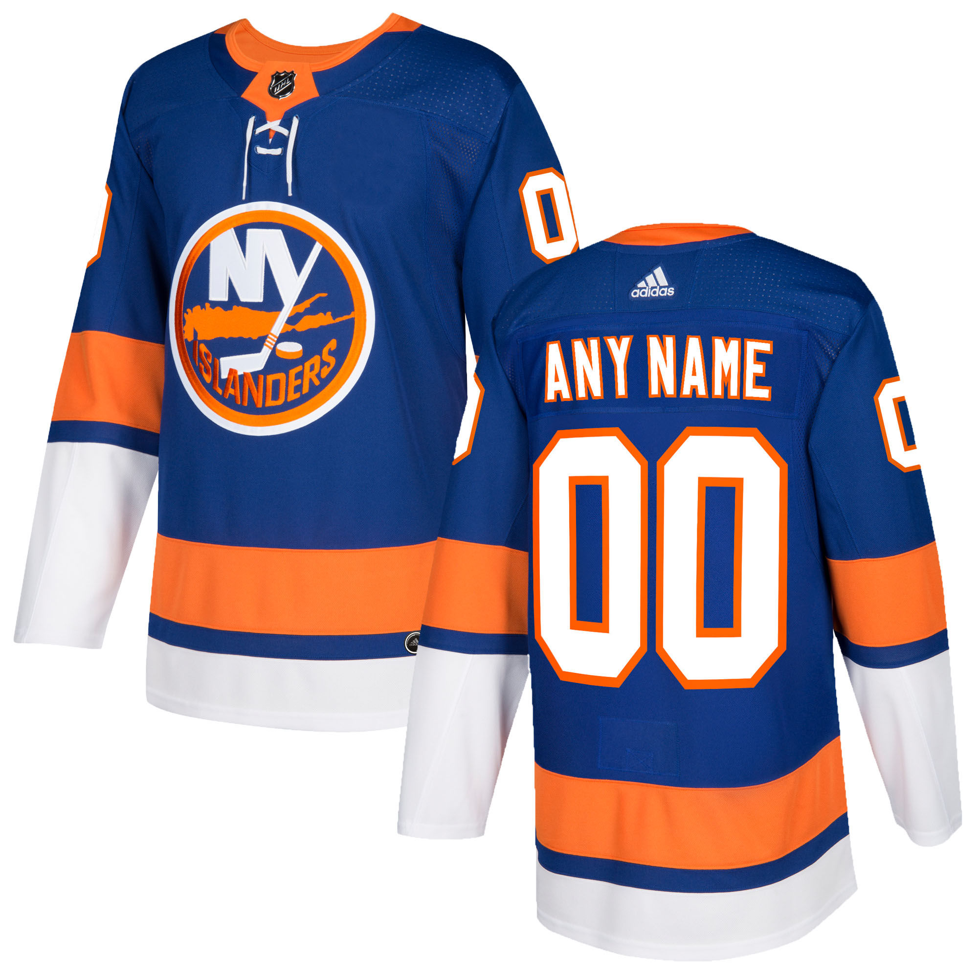 Custom Men's Adidas Men's New York Islanders Light Blue Home Hockey Stitched NHL Jersey