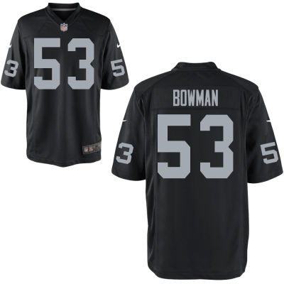 Youth's Oakland Raiders #53 NaVorro Bowman Nike Black Jersey