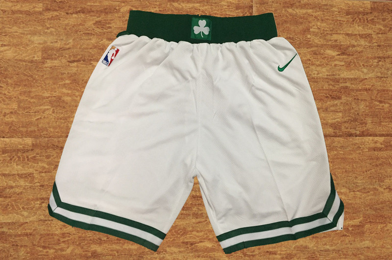 Men's Boston Celtics White Nike NBA Shorts