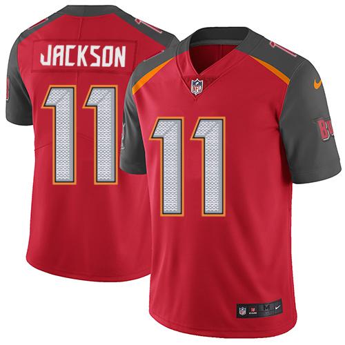 Youth Nike Tampa Buccaneers #11 DeSean Jackson Red Team Color Stitched NFL Vapor Untouchable Limited Jersey