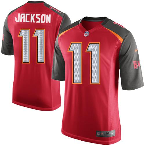 Youth Nike Tampa BayBuccaneers #11 DeSean Jackson Red Team Color Stitched NFL New Elite Jersey