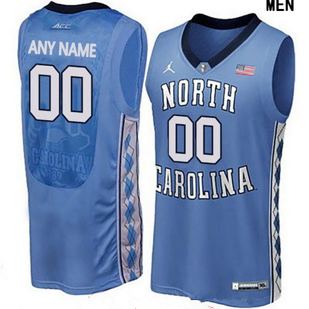 Youth North Carolina Tar Heels Custom Brand Jordan College Basketball Jersey - Light Blue