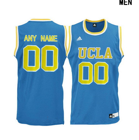 Youth UCLA Bruins Custom Adidas College Basketball Jersey - Light Blue