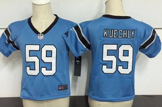 Toddler Carolina Panthers #1 Cam Newton Light Blue Alternate Stitched NFL Nike Game Jersey